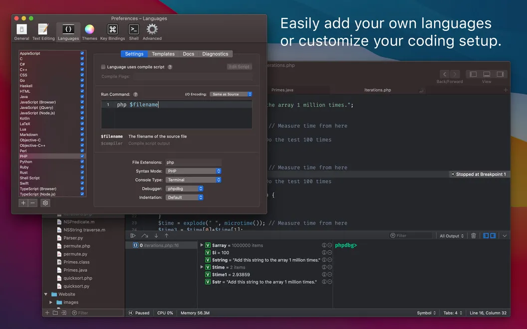 CodeRunner screenshot 3