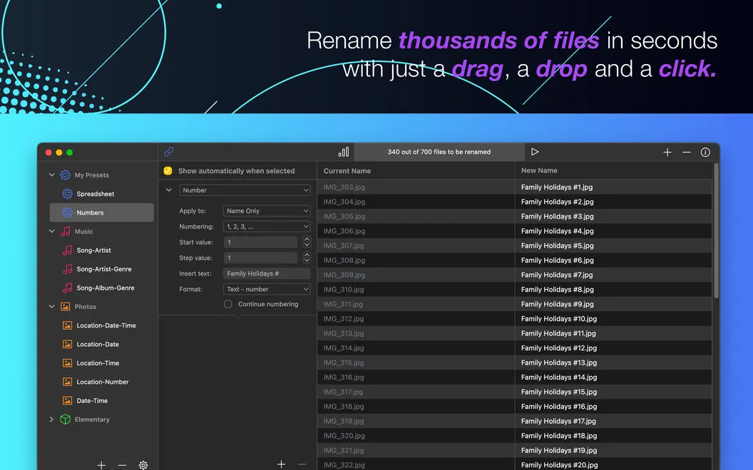 Renamer screenshot 3
