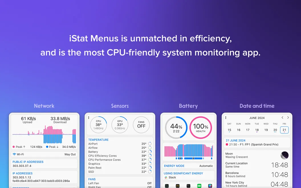 iStat Menus screenshot 4
