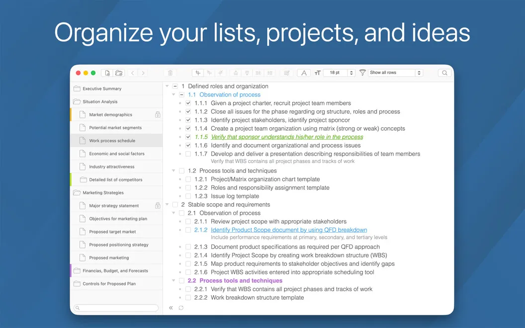 Cloud Outliner screenshot 1