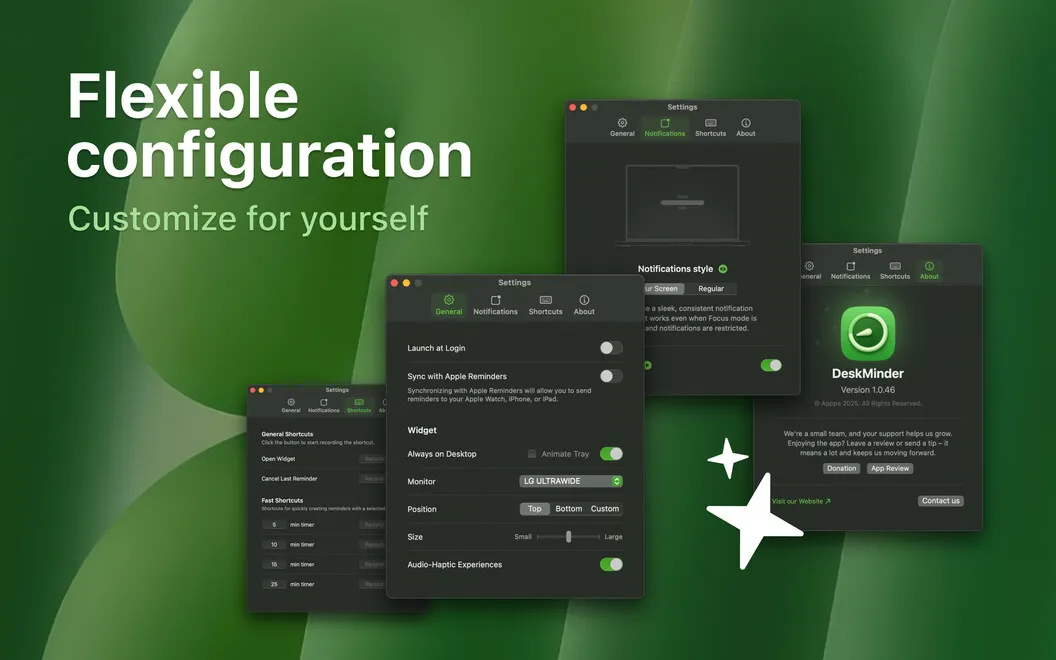 DeskMinder screenshot 5