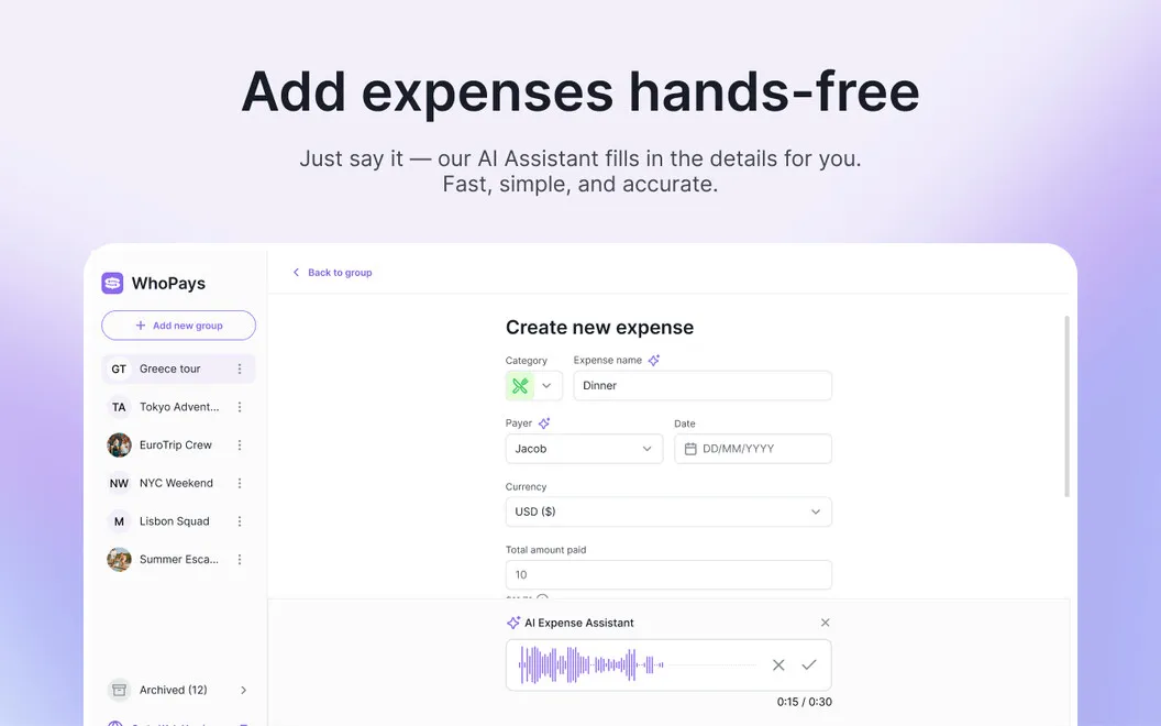 WhoPays screenshot 3