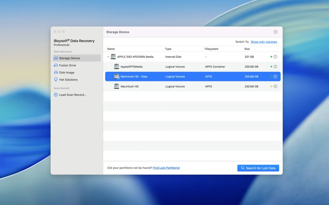 iBoysoft Data Recovery screenshot 1