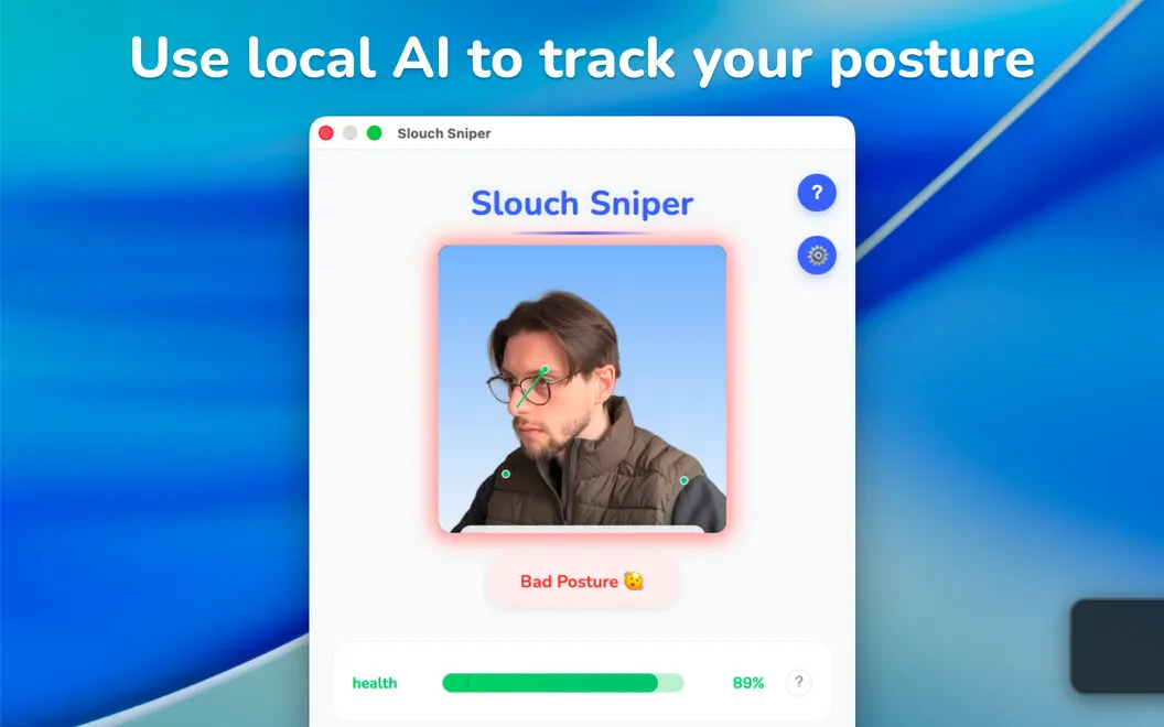 SlouchSniper screenshot 1