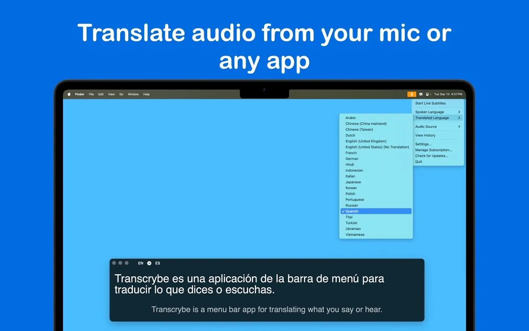 Transcrybe screenshot 1