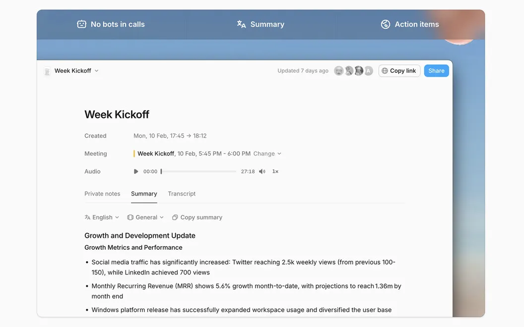 Amie screenshot 2