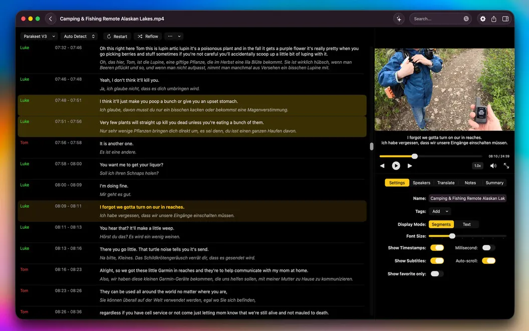 TranscribeX screenshot 1
