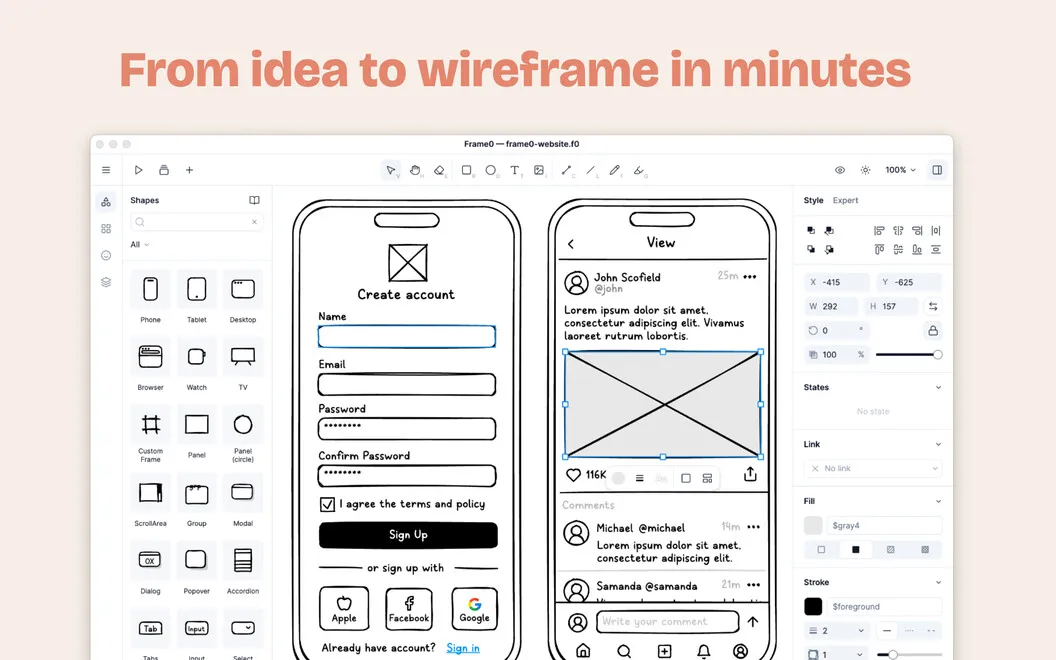 Frame0 screenshot 1