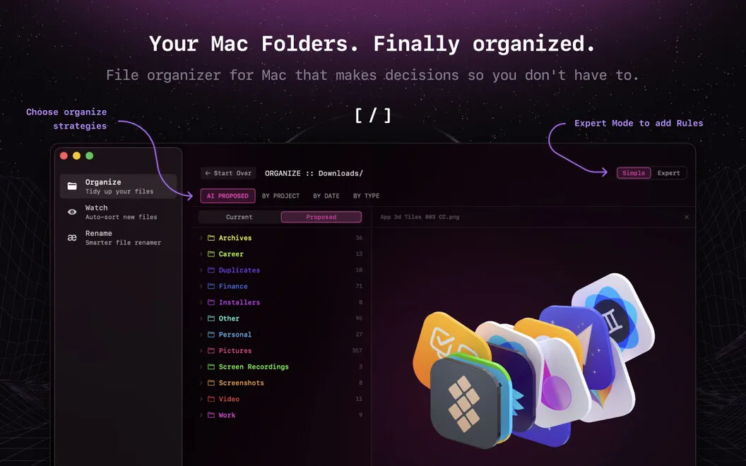 Refolder screenshot 1