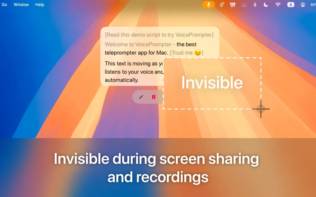VoicePrompter screenshot 1