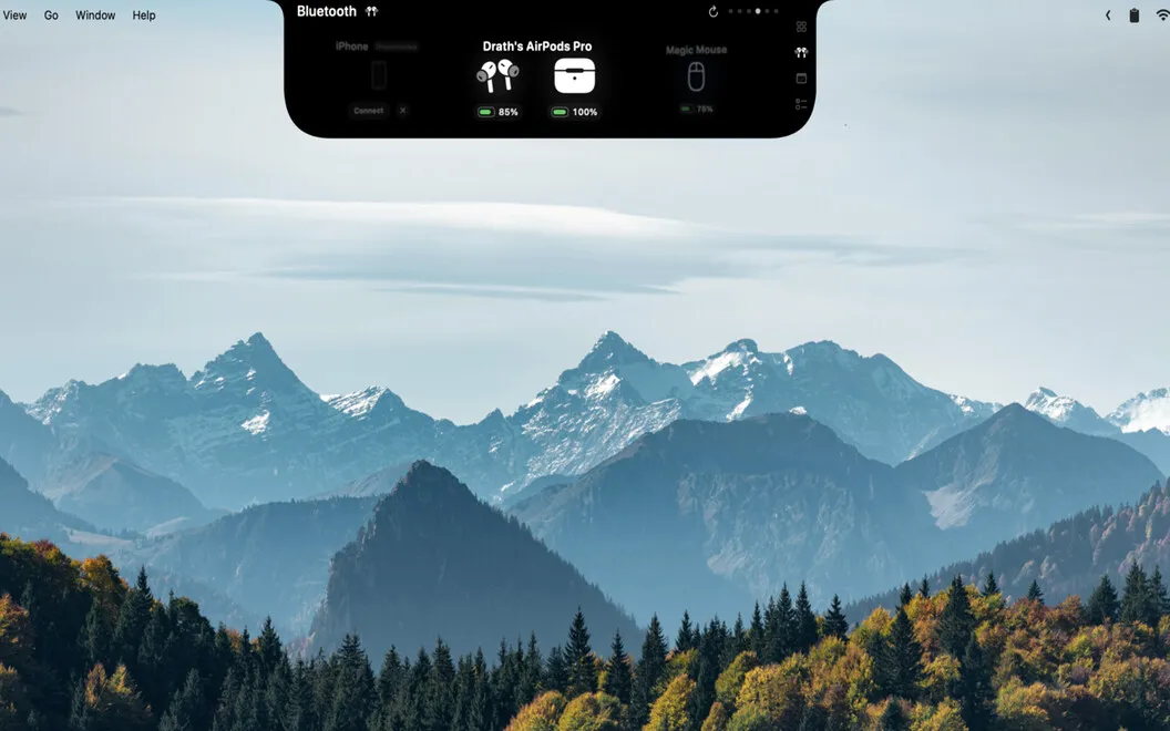 MacNotch screenshot 2