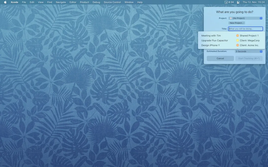 Timing screenshot 5