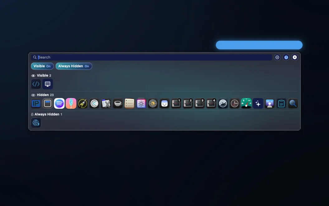 SaneBar screenshot 2