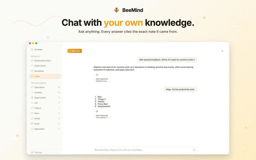 BeeMind screenshot 2