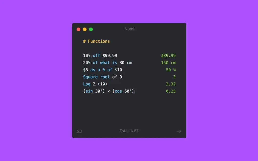Numi screenshot 3