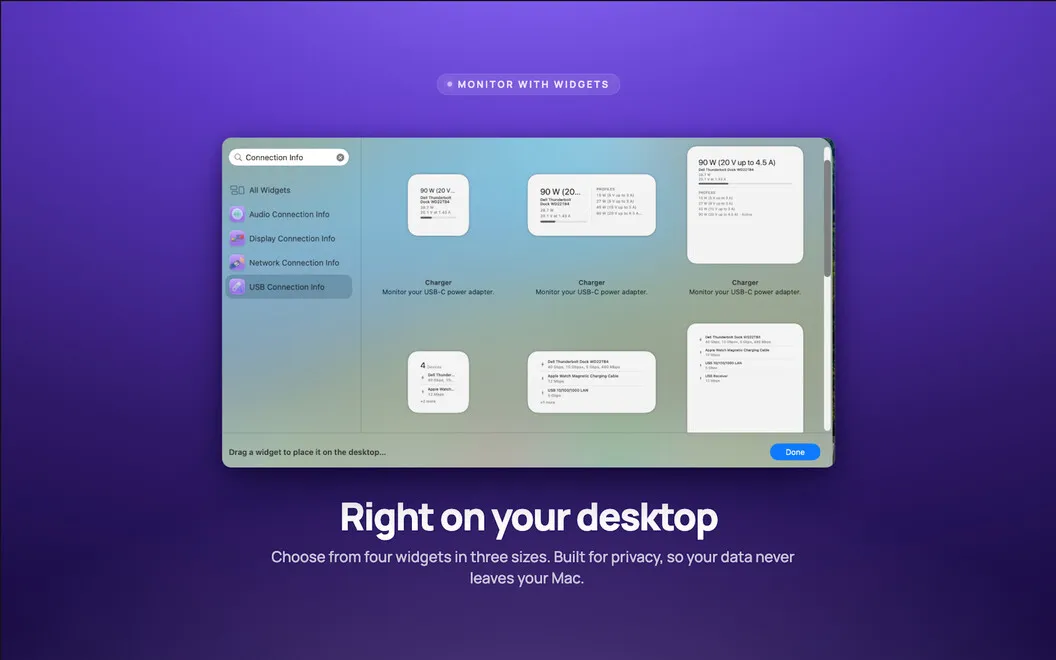 USB Connection Information screenshot 2
