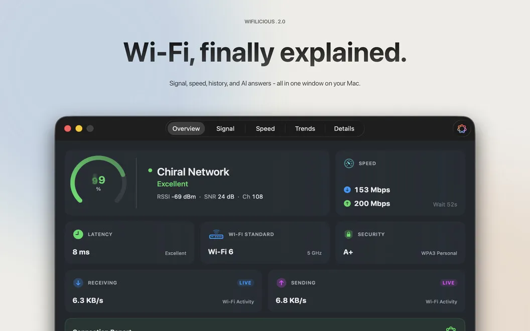 Wifilicious screenshot 1