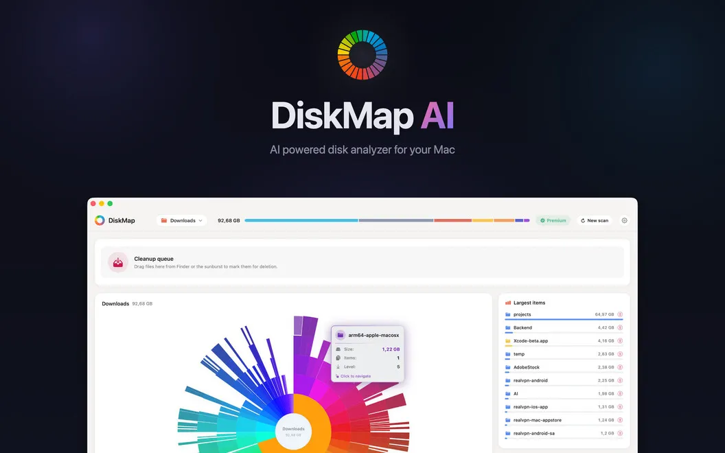 DiskMap screenshot 1