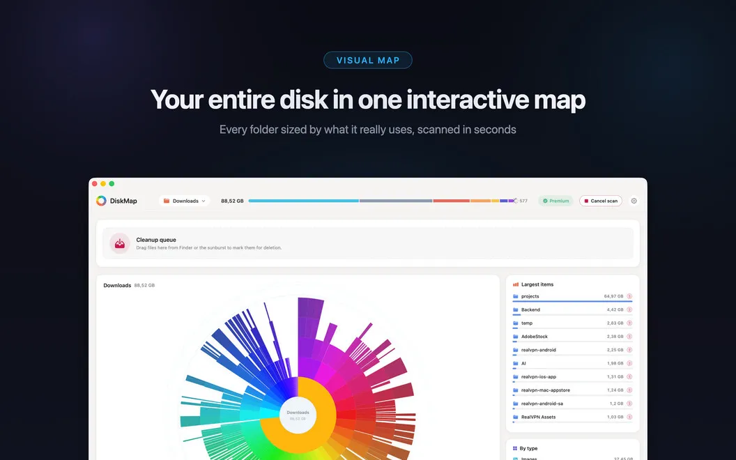 DiskMap screenshot 2