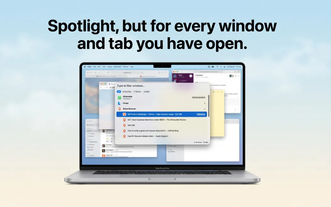 WindowHopper screenshot 1