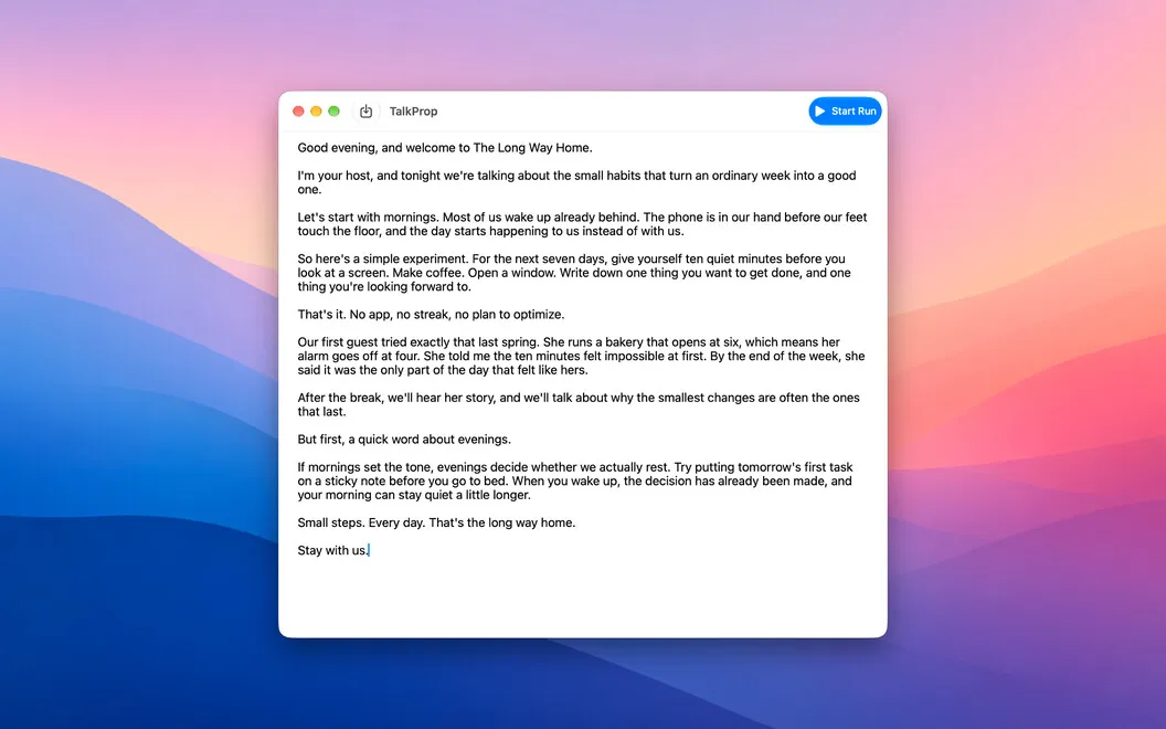 TalkProp screenshot 3