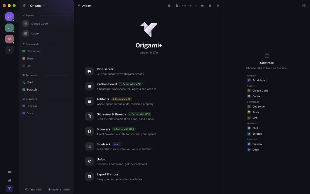 Origami screenshot 1
