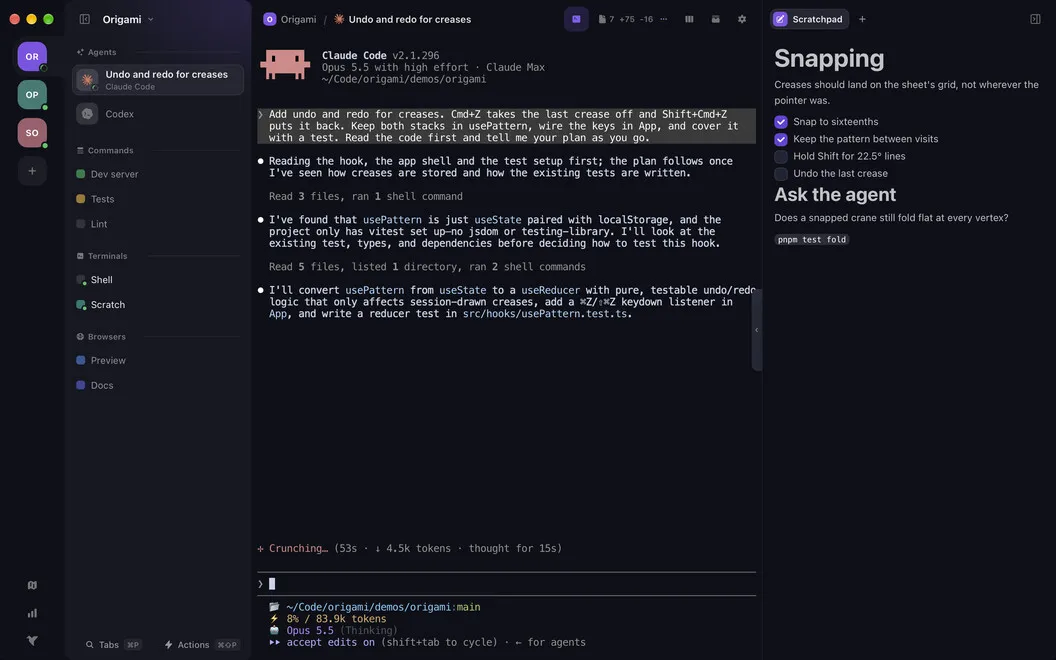 Origami screenshot 2