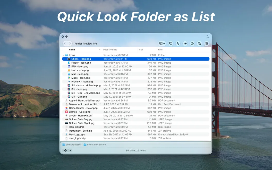 Folder Preview Pro screenshot 1