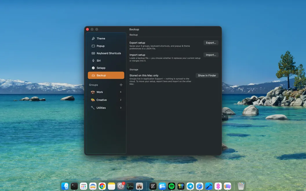 DockGroups screenshot 4