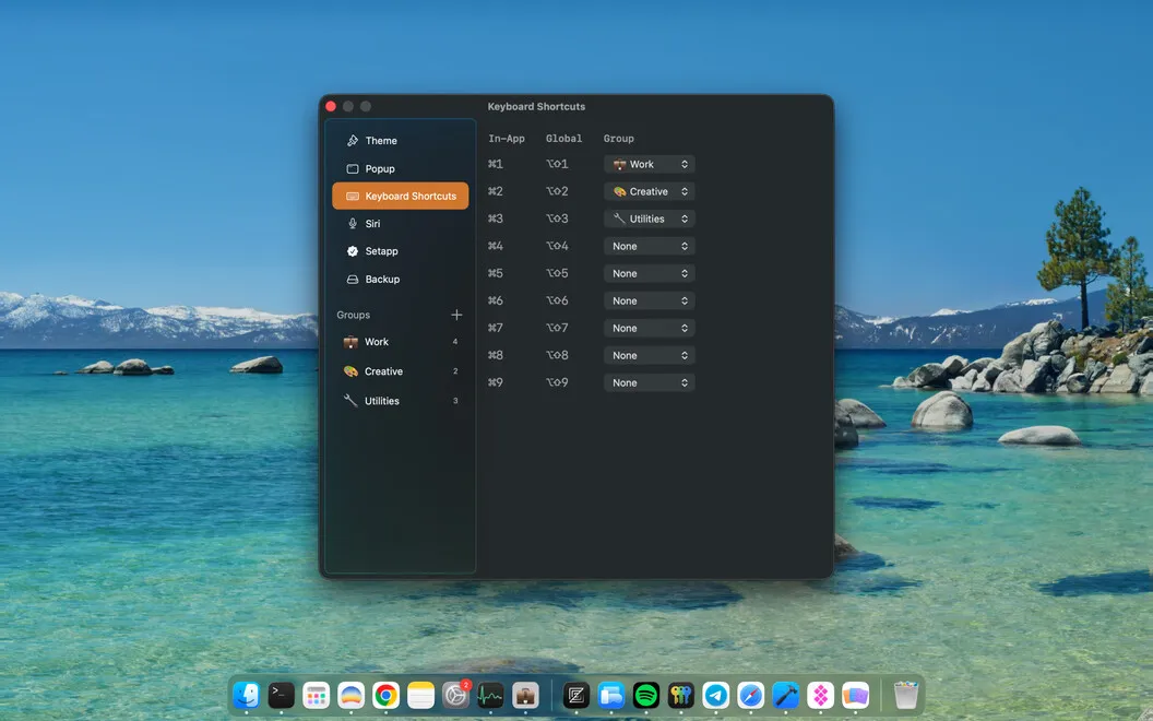 DockGroups screenshot 5