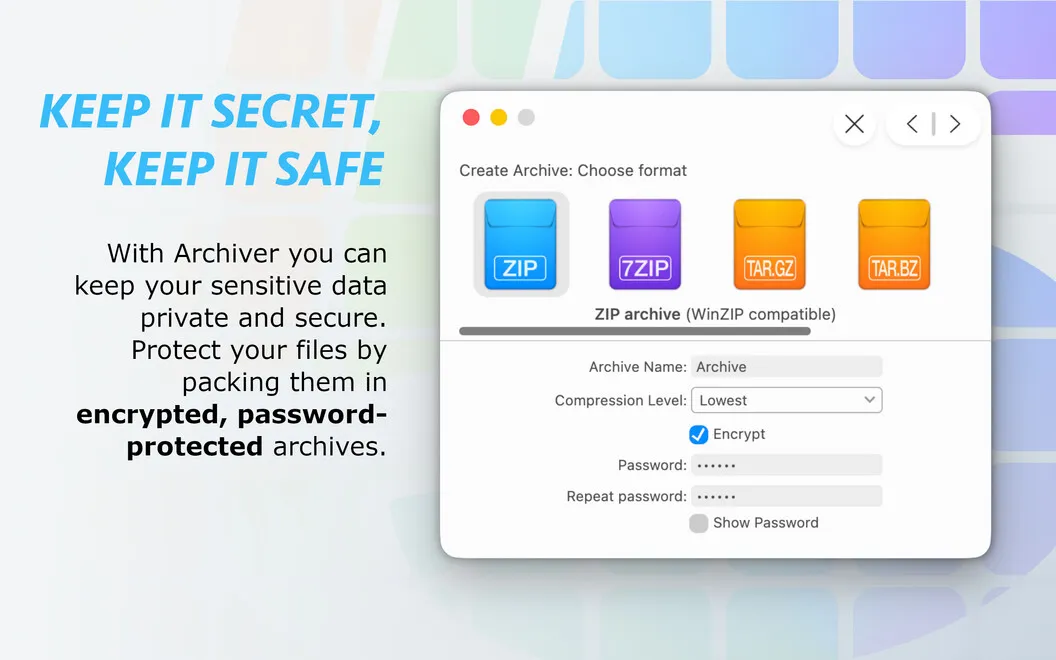 Archiver screenshot 5