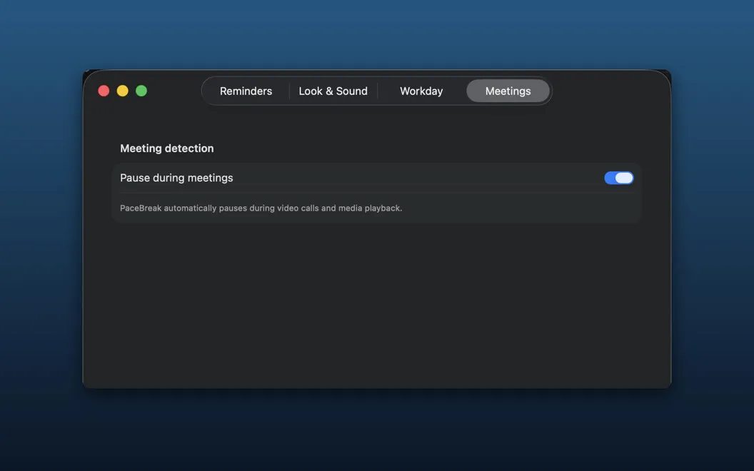 PaceBreak screenshot 1