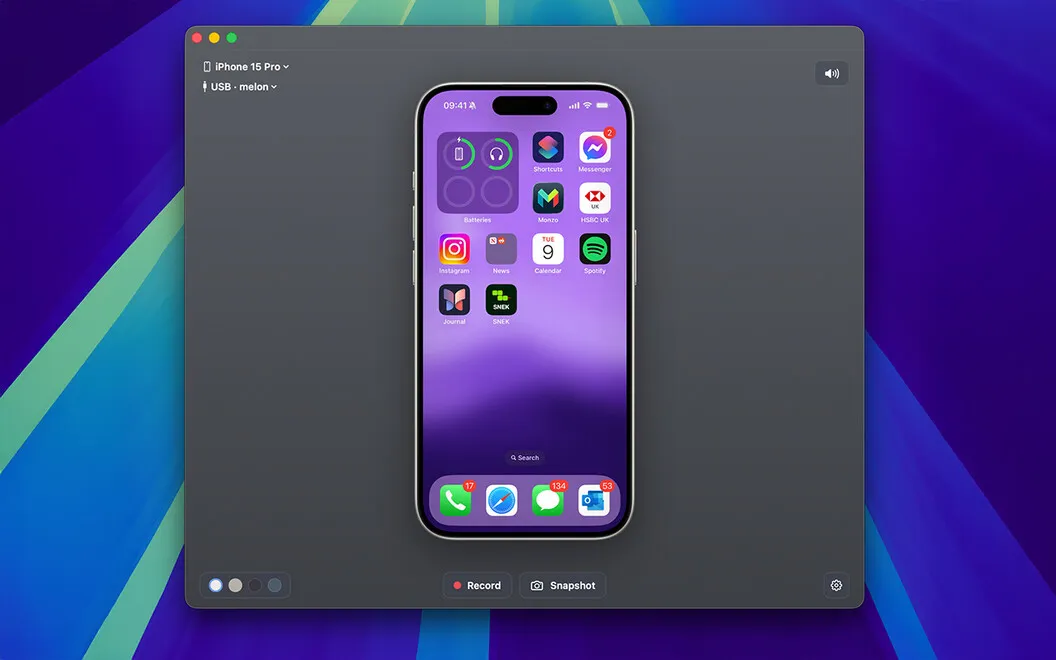 Device Demo screenshot 1