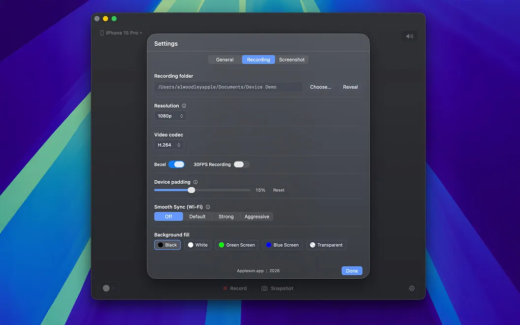 Device Demo screenshot 3