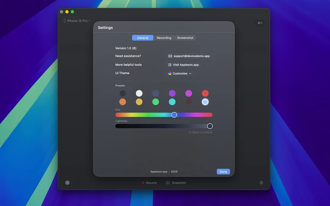 Device Demo screenshot 4