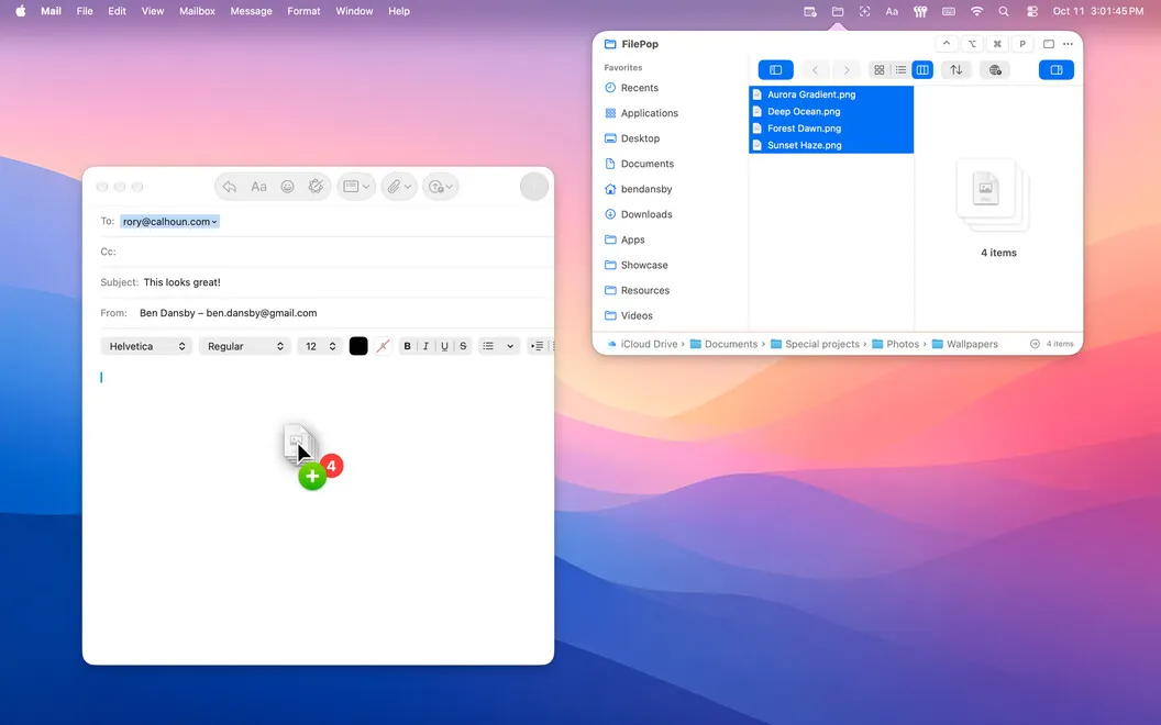 FilePop screenshot 1