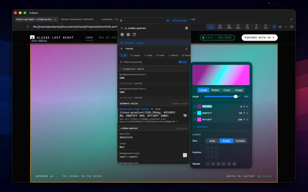 InSpec screenshot 2
