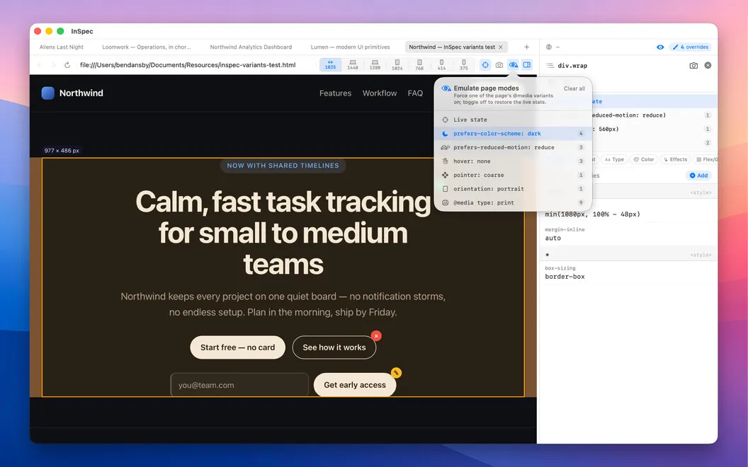 InSpec screenshot 5