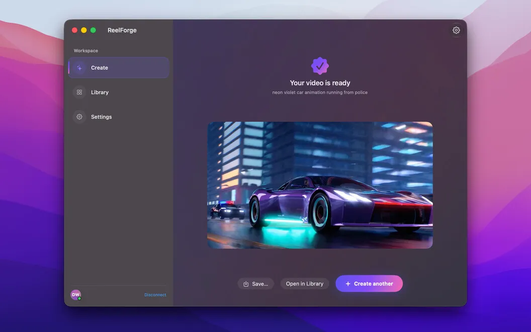 ReelForge screenshot 2