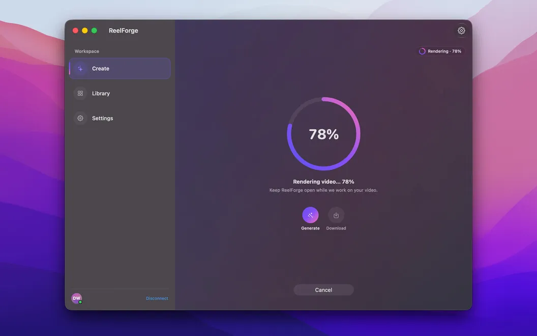 ReelForge screenshot 3