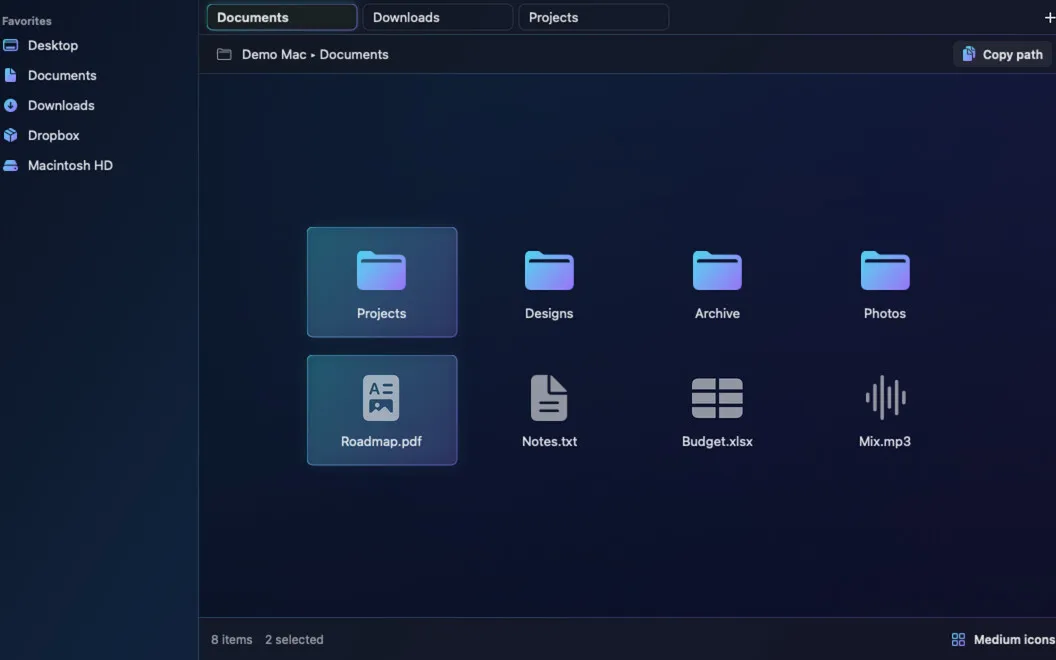SADFinder screenshot 2