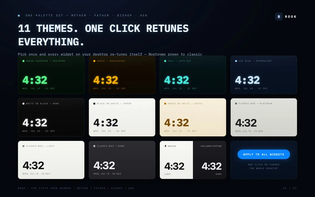 Rook Widgets screenshot 2