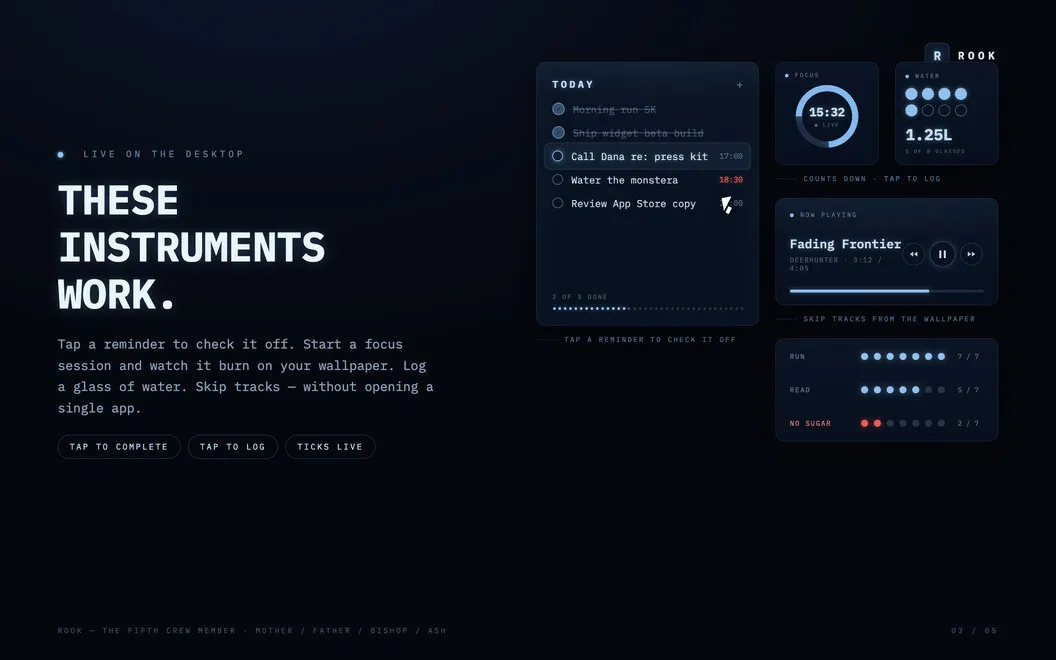 Rook Widgets screenshot 3