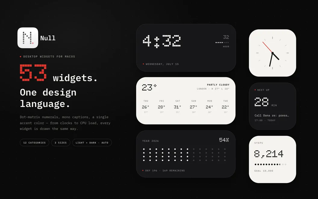 Null Widgets screenshot 1