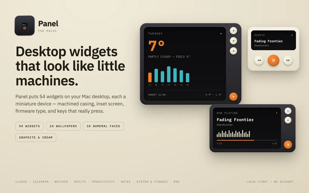 Panel Widgets screenshot 1