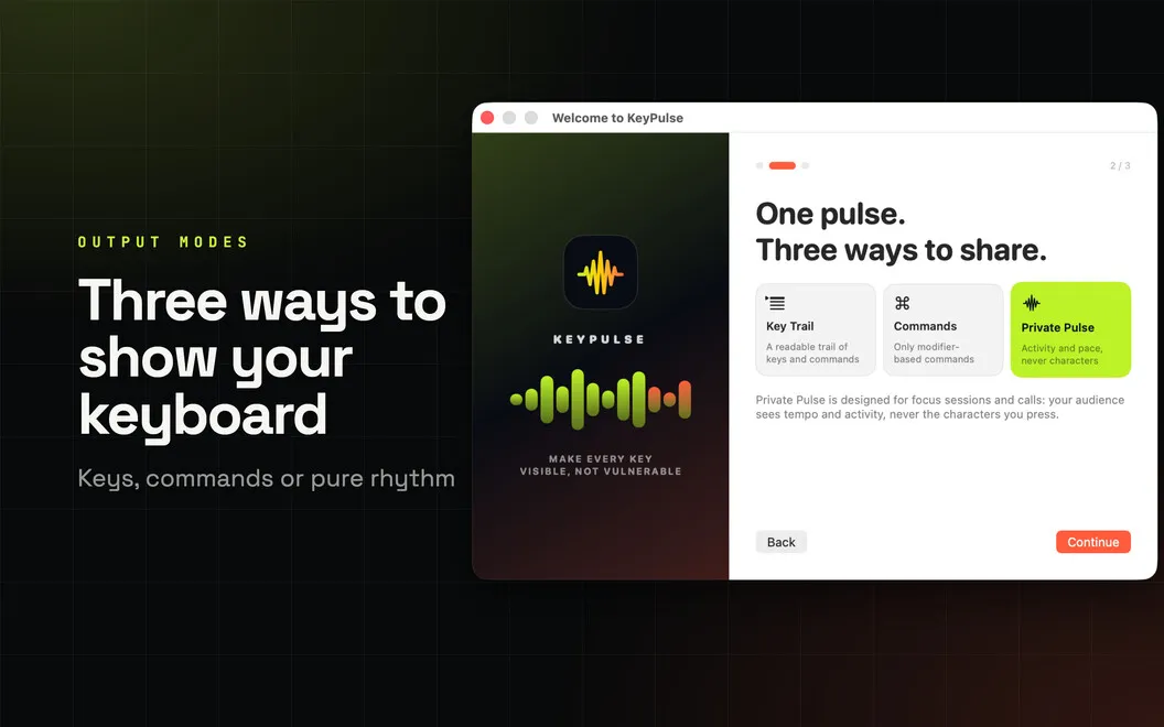 KeyPulse screenshot 2