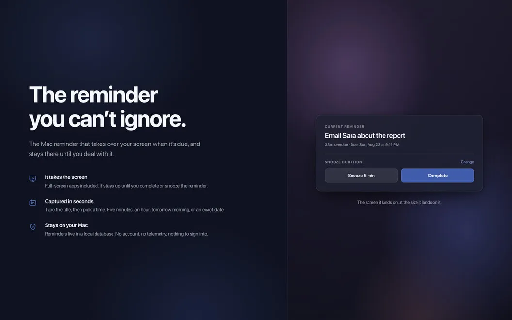 GlassNudge screenshot 1
