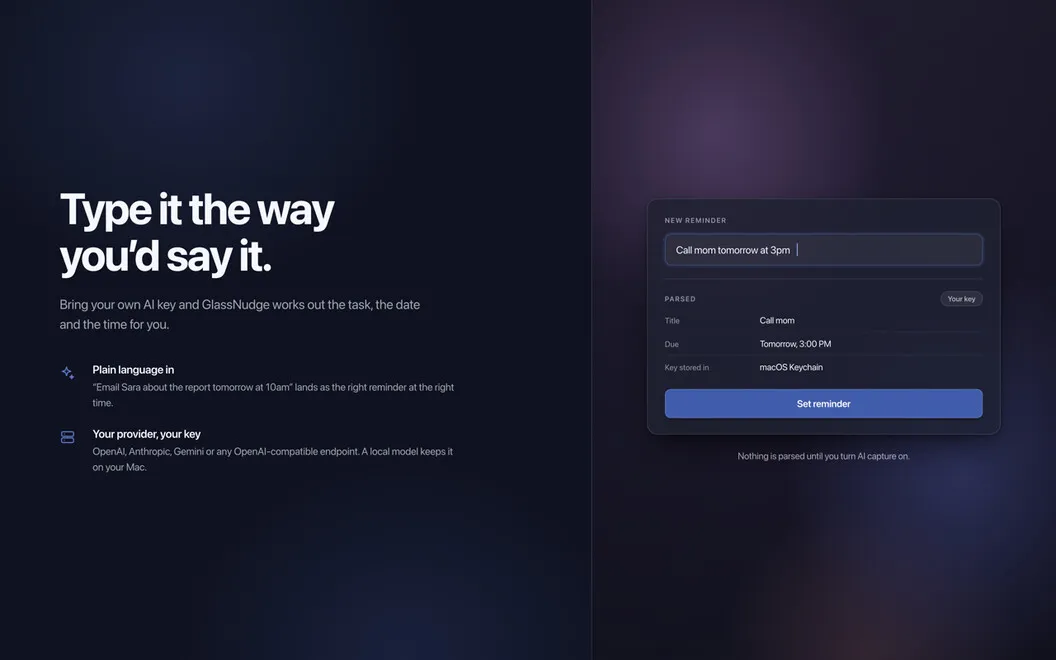 GlassNudge screenshot 3