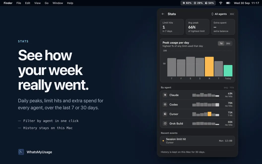 WhatsMyUsage screenshot 3