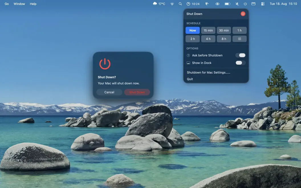 ShutdownBar screenshot 5